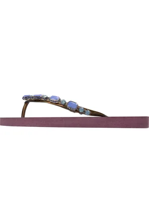 Uzurii Slipper & Pantoletten - platte hausschuhe Copa Cabana Blue - Gr. 35,5 (EU) - in - für Damen