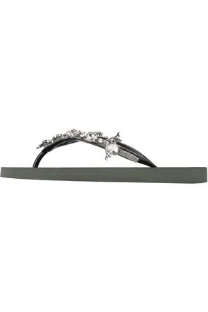 Uzurii Slipper & Pantoletten - platte hausschuhe Chrystal Dolphin - Gr. 35,5 (EU) - in - für Damen
