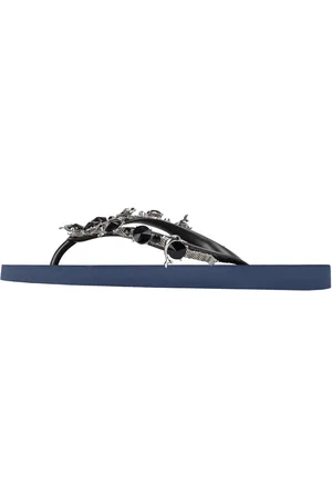 Uzurii Slipper & Pantoletten - platte hausschuhe Black Dolphin - Gr. 35,5 (EU) - in - für Damen