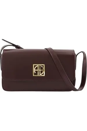 ANINE BING Hobo Bags - Elly Crossbody - Leather - Burgundy - Gr. unisize - in - für Damen