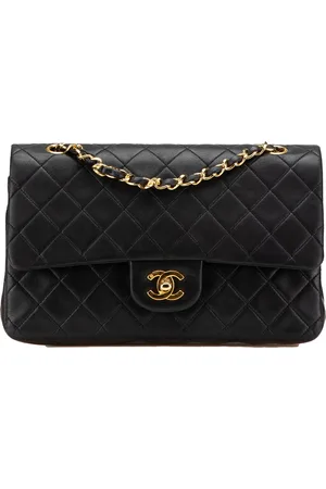 CHANEL Hobo Bags - 1989-1991 Medium Classic Lambskin Double Flap - Gr. unisize - in - für Damen