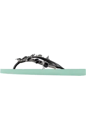Uzurii Slipper & Pantoletten - platte hausschuhe Black Dolphin - Gr. 35,5 (EU) - in - für Damen