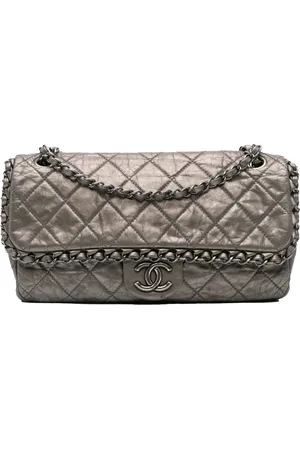 CHANEL Hobo Bags - 2012 Medium Aged Calfskin Chain Me Flap - für Damen