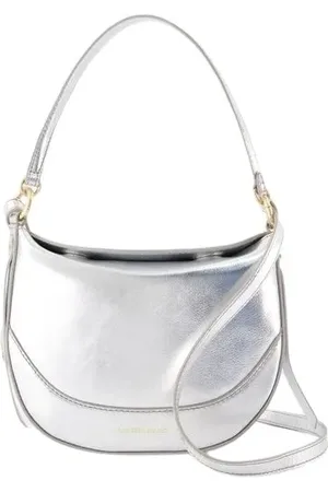 Vanessa Bruno Hobo Bags - Mini Daily Bag Crossbody - Leather - Silver - für Damen