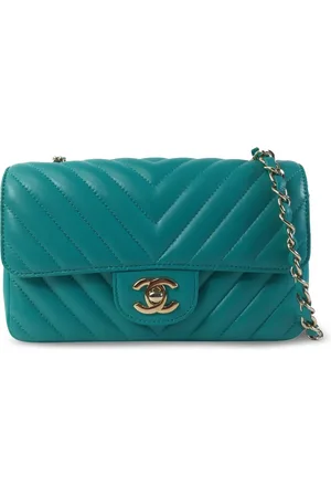 CHANEL Hobo Bags - 2016-2017 Mini Rectangular Chevron Lambskin Single - Gr. unisize - in - für Damen