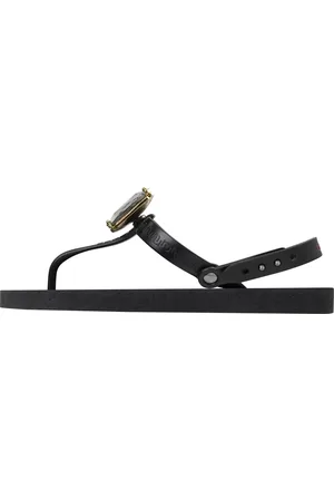 Uzurii Slipper & Pantoletten - Zehentrenner Selena Diamond Silver - Gr. 35,5 (EU) - in - für Damen