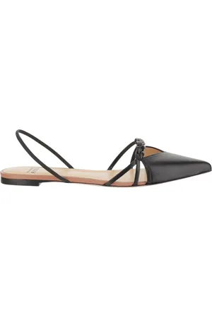 Francesco Russo Sandalen - Flat Leather Pumps - Gr. 36,5 (EU) - in - für Damen