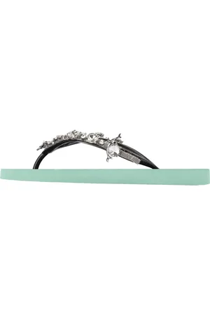 Uzurii Slipper & Pantoletten - platte hausschuhe Chrystal Dolphin - Gr. 35,5 (EU) - in - für Damen