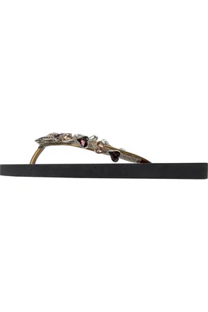 Uzurii Slipper & Pantoletten - Zehentrenner Heart Bronze - Gr. 35,5 (EU) - in - für Damen