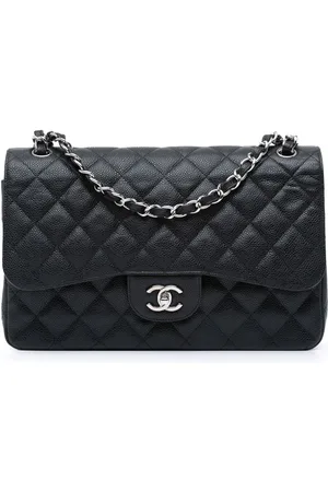 CHANEL Hobo Bags - 2010-2011 Jumbo Classic Caviar Double Flap - Gr. unisize - in - für Damen