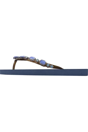 Uzurii Slipper & Pantoletten - Zehentrenner Copa Cabana Blue - Gr. 37,5 (EU) - in - für Damen