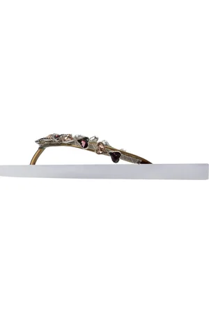 Uzurii Slipper & Pantoletten - Zehentrenner Heart Bronze - Gr. 35,5 (EU) - in - für Damen