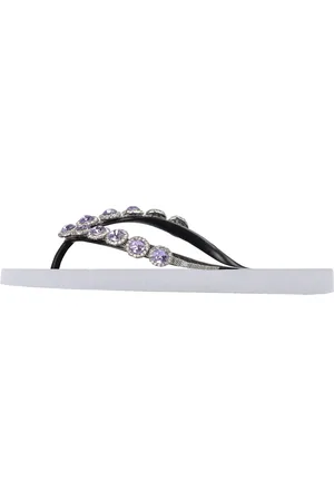 Uzurii Slipper & Pantoletten - Zehentrenner Beatrix Lila - Gr. 37,5 (EU) - in - für Damen