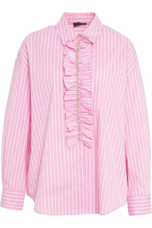 Liu Jo Striped blouse with rhinestones - Größe IT 40