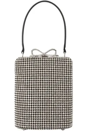 Self-Portrait Crossbody Bags - Crystal Fishnet Bag - Synthetic - Silver - für Damen
