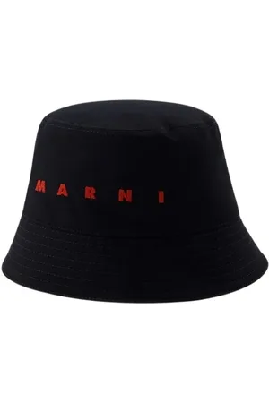 Marni Caps & Mützen - Bucket Hat - Cotton - Black - Gr. S - in - für Damen