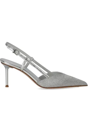 SERGIO LEVANTESI Hohe Schuhe - Giulia Silver Slingback Pump - für Damen