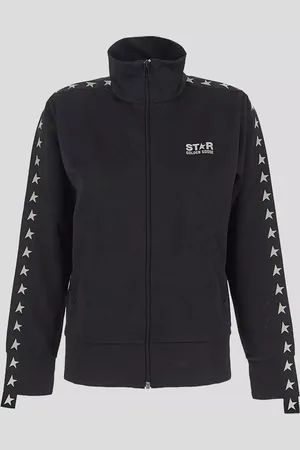 Golden Goose High-Collar Sweatshirt With Star Detailing And Zip - Größe M