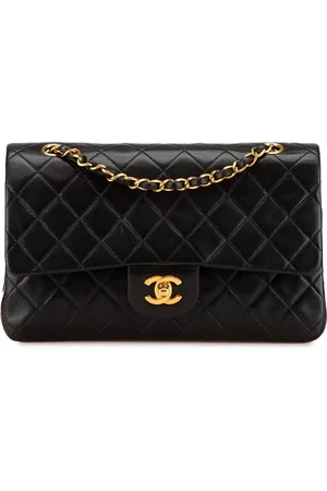 CHANEL Hobo Bags - 1994-1996 Medium Classic Lambskin Double Flap - Gr. unisize - in - für Damen