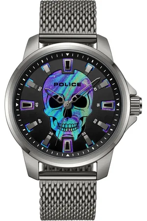 Police Uhren - Quarzuhr Mensor - Gr. unisize - in Grau - für Damen