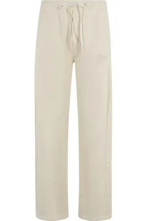 Autry Cream Cotton Jogger Pants With Embroidered Logo - Größe S