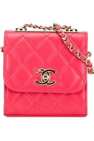 CHANEL Clutches - 2019 Mini Lambskin Trendy CC Clutch With Chain - Gr. unisize - in Gold - für Damen