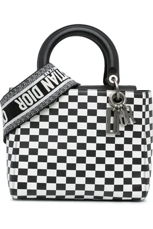 Dior Crossbody Bags - 2018 Medium Calfskin Checkered Lady Dior - Gr. unisize - in - für Damen