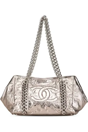 CHANEL Crossbody Bags - 2008-2009 Medium Metallic Calfskin Modern Chain To - für Damen