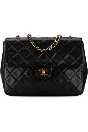 CHANEL Hobo Bags - 1989-1991 Mini Square Classic Lambskin Single Flap - Gr. unisize - in - für Damen