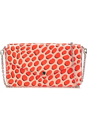LOUIS VUITTON Clutches - 2016 Monogram Vernis Jungle Dots Pochette Felicie - Gr. unisize - in Gold - für Damen