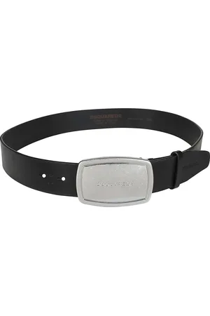 Dsquared2 Gürtel - Logo Plaque Belt Black - Gr. 90 - in - für Damen
