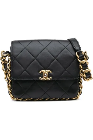 CHANEL Hobo Bags - 2022-2024 Small Quilted Calfskin Framing Chain Fla - Gr. unisize - in - für Damen