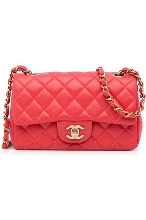CHANEL Hobo Bags - 2019 Mini Rectangular Classic Lambskin Single Flap - Gr. unisize - in - für Damen