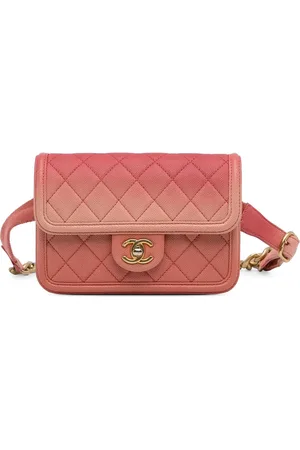 CHANEL Bauchtaschen - 2019 Caviar Sunset On The Sea Flap Belt Bag - Gr. ONE SIZE - in Gold - für Damen