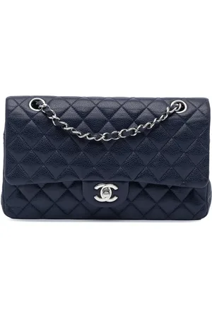 CHANEL Hobo Bags - 2013-2014 Medium Classic Caviar Double Flap - Gr. unisize - in - für Damen