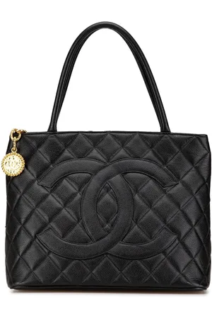 CHANEL Hobo Bags - 1996-1997 Caviar Medallion Tote - Gr. unisize - in - für Damen