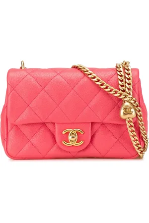 CHANEL Hobo Bags - 2021-2024 Mini Quilted Caviar Sweetheart Flap - Gr. unisize - in Gold - für Damen