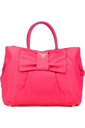 Prada Crossbody Bags - 2000-2024 Tessuto Fiocco Bow Tote - Gr. unisize - in Gold - für Damen