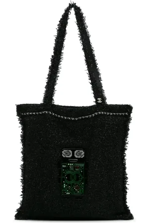 CHANEL Shopper - 2017-2018 Large Resin Embellished Tweed Robot Shop - Gr. unisize - in - für Damen