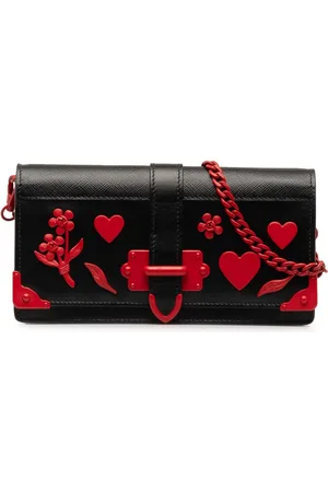 Prada Portemonnaie - 2015-2020 Saffiano City Calf Cahier Heart and Flow - Gr. unisize - in - für Damen