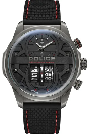 Police Uhren - Quarzuhr Rotorcrom - Gr. unisize - in Grau - für Damen