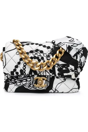 CHANEL Hobo Bags - 2021-2024 Mini Printed Canvas Deer Coco Flap - Gr. unisize - in - für Damen