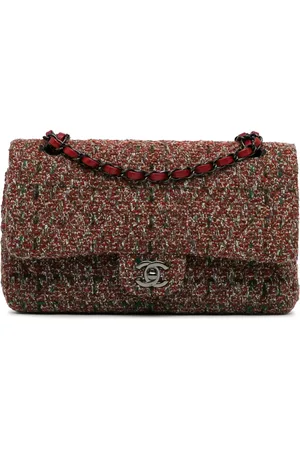 CHANEL Hobo Bags - 2011 Medium Classic Tweed Double Flap - Gr. unisize - in - für Damen