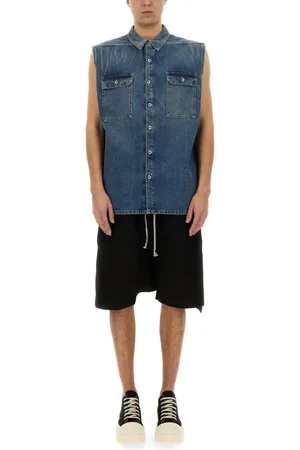 Rick Owens Sleeveless Denim Outer Shirt - Größe M