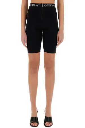 OFF-WHITE Black Activewear Shorts With Logo Band - Größe XS