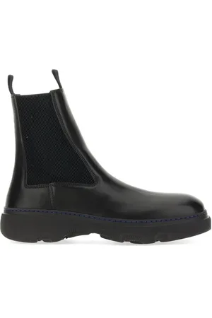 Burberry Stiefel - Calf Grain Leather Boots - Gr. 39 (EU) - in - für Damen
