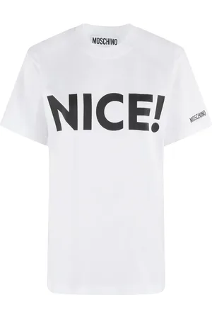 Moschino White Nice T-Shirt - Größe M