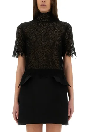 Alexander McQueen Spider Web Lace Top - Größe M
