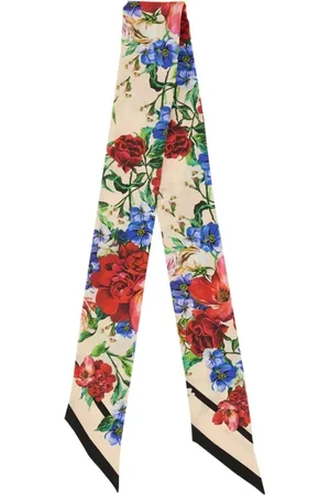 Dolce & Gabbana Tücher & Schals - Twill Bandeau With Floral Print - Gr. unisize - in - für Damen