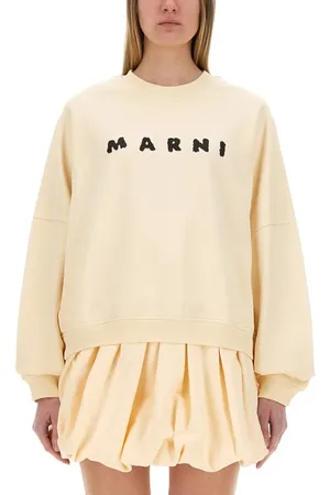Marni Cotton Sweatshirt With Print - Größe 40